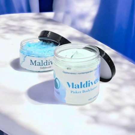 Maldives (Saltskrubb & Pisket bodybutter)