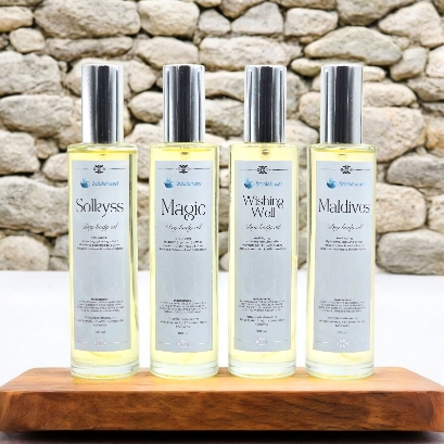 Dry body oil