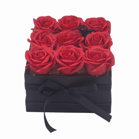 Firkantet rosebukett (Såpebukett)