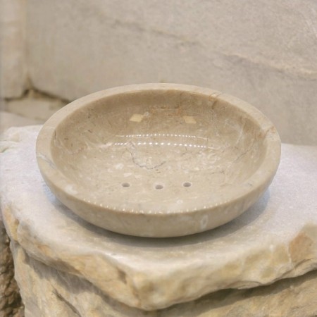 Avrundet marmor (Såpeholder i stein)